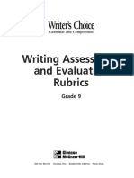 Writing Rubrics Writers Choice