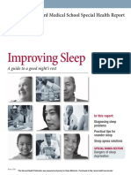 HARVARD MEDICAL Improving Sleep - A Guide To A Good Nights Rest PDF