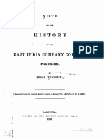 Note On The History of The East India Company Coinage From 1753-1835 / by Edgar Thurston