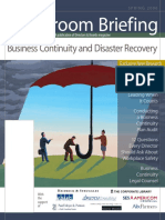 Business Continuity and Disaster Recovery: Boardroom Briefing