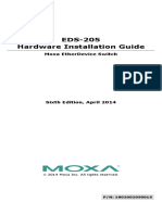 Eds-205 Hardware Installation Guide: Moxa Etherdevice Switch