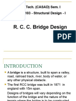 R. C. C. Bridge Design