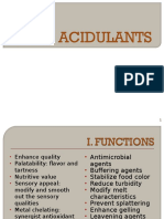 9 Food Acidulants