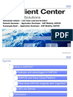 Cognitive Dashboards With SAP UI5