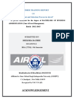 Aircel Human Resource Report