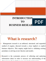 Introduction To Business Research PDF