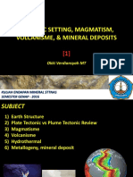 Tektonik Setting, Magmatism, Vulcanisme & MIneral Deposits