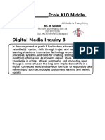 Digital Media Inquiry Course Outline 2015-2016