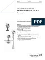 Datasheet Radar Level