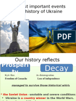 The Most Important Events in The History of Ukraine