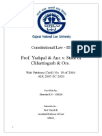 Prof Yashpal v. State of Chhattisgarh