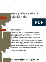 History of Education in Colonial India