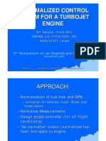 A Normalized Control System For A Turbojet Engine