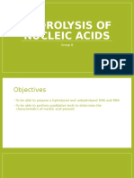 Hydrolysis of Nucleic Acids