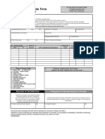 Health Benefits Claim Form: Instructions