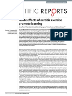 Acute Effects of Aerobic Exercise