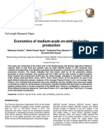 Economics of Medium Scale On Station Broiler Production