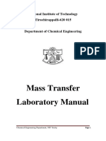 Mass Transfer Lab ManuAL - 2