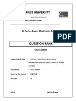 Prist University: Question Bank