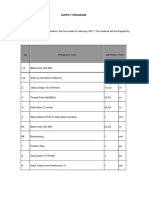 Electro-Mechanical Material List PDF