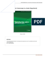 Sencha Ext Js 5 Bootcamp in A Book Paperback