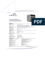 Arris C4 CMTS Release7 2 Technical Specifications