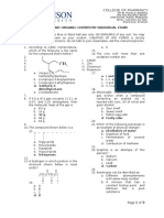 General and Organic Chemistry Individual Exam