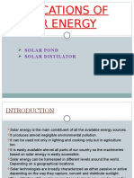 Solar Energy Application