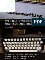 Syd Field's Perspective About Screenwriting