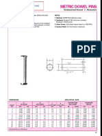 Metric Dowel Pins