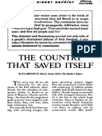 The Country That Saved Itself-Readers Digest-Clarence Hall-1960s-24pgs-POL - SML