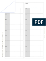 Moleskine Wellness Template PDF