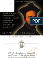 St. Anthony Mary Zaccaria Calendar - March 