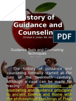 1 History of Guidance and Counseling