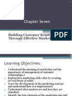 Chapter 7 Building Customer Relationship Through Effective Marketing