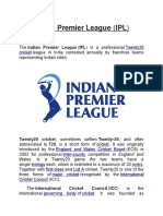 IPL Indian Premier League