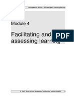 Module 4 Facilitating and Assessing Learning PDF