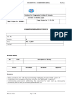 Commissioning Procedure of Northern Gas Compression Facilities