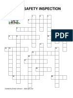 Home Safety Inspection LP FF Crossword