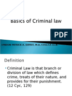 2-Basics of Criminal Law With Answers