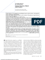 Pulmonary Fungal Infection : Emphasis On Microbiological Spectra, Patient Outcome, and Prognostic Factors