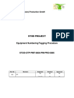 STOD OTP PMT 0804 PM PRO 0005 Equipment Numbering Tagging Procedure