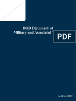 DOD Dictionary of Military and Associated Terms PDF