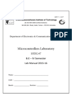 MC 10ESL47 Lab Manual