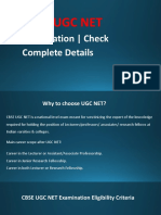 CBSE UGC NET Examination - Complete Details