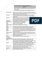 1025-Fuel Sub-System Component Malfuntions