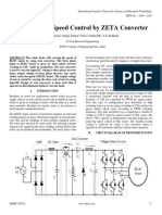 BLDC Motor Speed Control by ZETA Converter