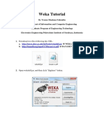 Tutorial Weka - Feature Selection and Classification, Data Mining