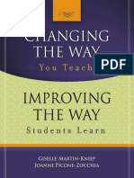 Changing The Way You Teach Improving The Way Students Learn