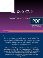 Iisc. Quiz Club